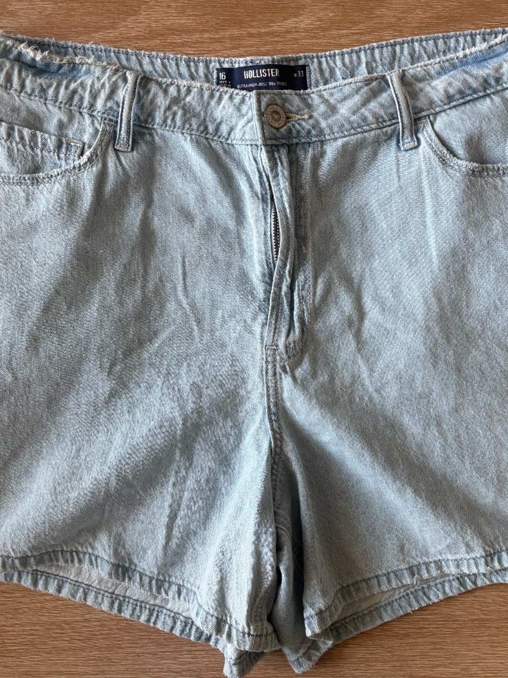 15/16 Hollister Blue Denim Shorts